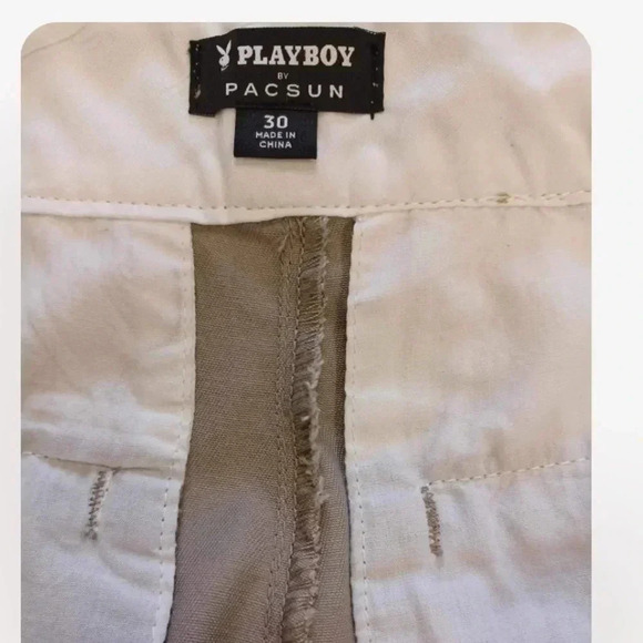 Playboy By Pacsun Tan Work Pants Trousers  Size 30 - Picture 8 of 10